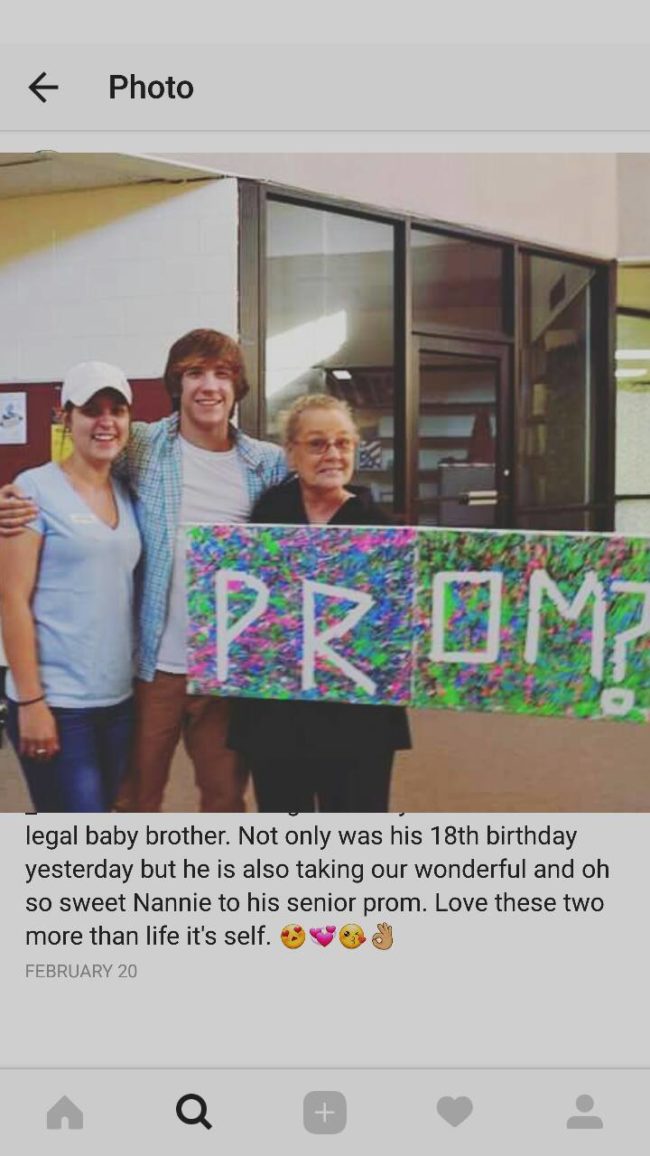 Maine planned a simple promposal with supplies he purchased at a local Walmart. And to no one’s surprise, his granny said yes.
