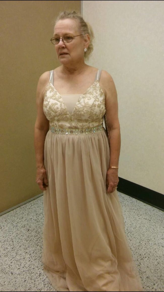 Overjoyed with her very first prom, Maine’s grandmother quickly went out and bought the perfect dress for the occasion.