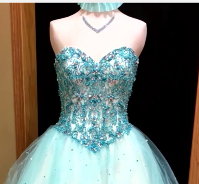 Floyd and Norma Grode approached their daughter, who has cerebral palsy and works at a formalwear store, about giving Witterman a Cinderella-style dress to help make her dreams come true.