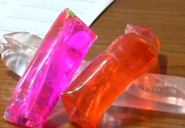 So, what were the filthy, dirty objects? A toy that's been around for decades, known as a "water snake wiggly." Frances had been given permission from a teacher to sell them at school as part of a fundraiser.