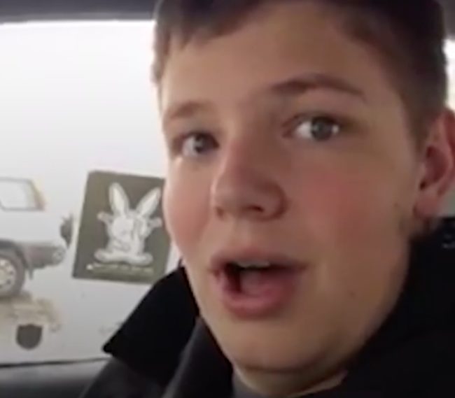 Then, when she asks him what the greatest surprise ever would be, it starts to dawn on him. Head to the next page for her big reveal!