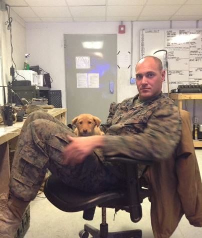 The pair quickly became inseparable and Jax's presence at the base made everyone feel happier.