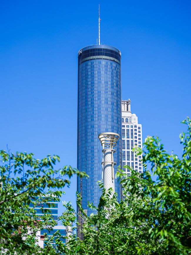 The restaurant, which is known for its stunning views of downtown Atlanta, sits atop the hotel on the 72nd floor. While the Holts were eating lunch, little Charlie wandered away from their table.
