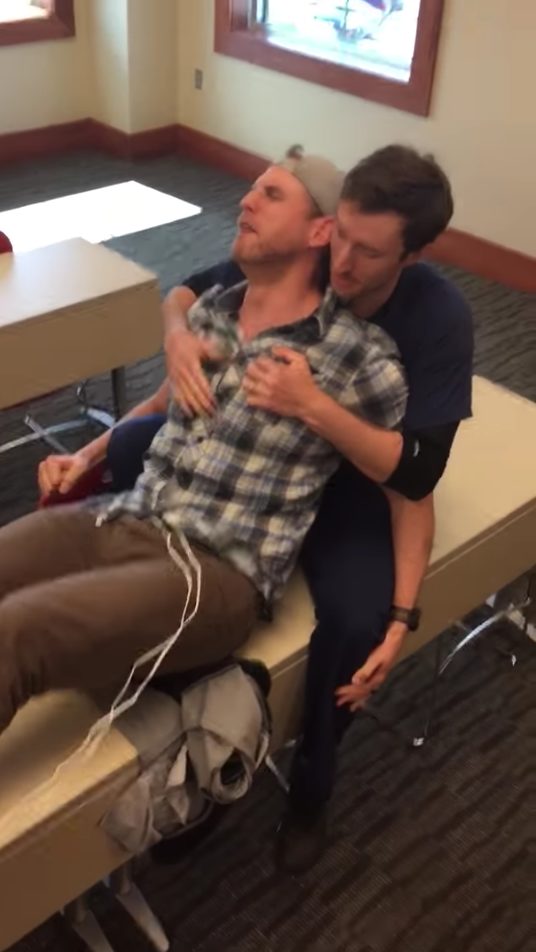 But before long, he asked his friends to crank the power up to 10.