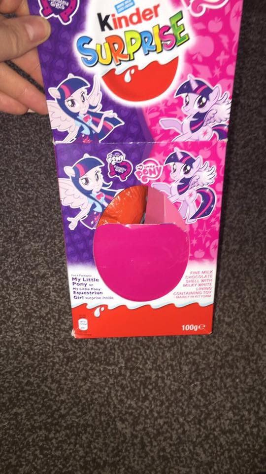 Vikki Maguire-Grant's daughter, Isabelle, had already taken a bite out of her egg when Vikki decided to pull it apart for her.