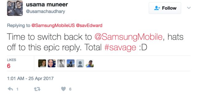 Samsung's response had many iPhone users preparing to switch over to that Android life.