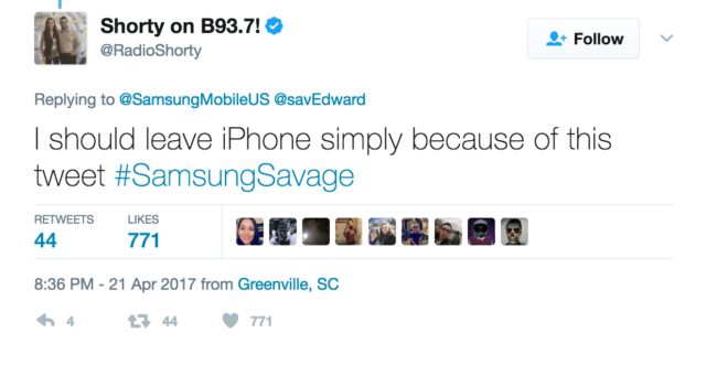 Now that's how you craft a masterful burn. 