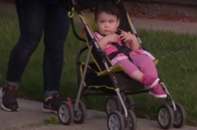 Far from typical cat-callers (who are also terrible), these men began following her in a van. The next thing she knew, two of them had jumped out and grabbed the stroller. 