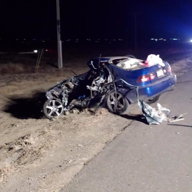 She recently shared this horrifying picture of their car in the aftermath.