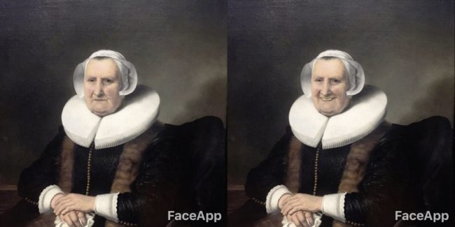 It's really too bad that these subjects weren't smiling in their original portraits, because the second images inspire so much more happiness.
