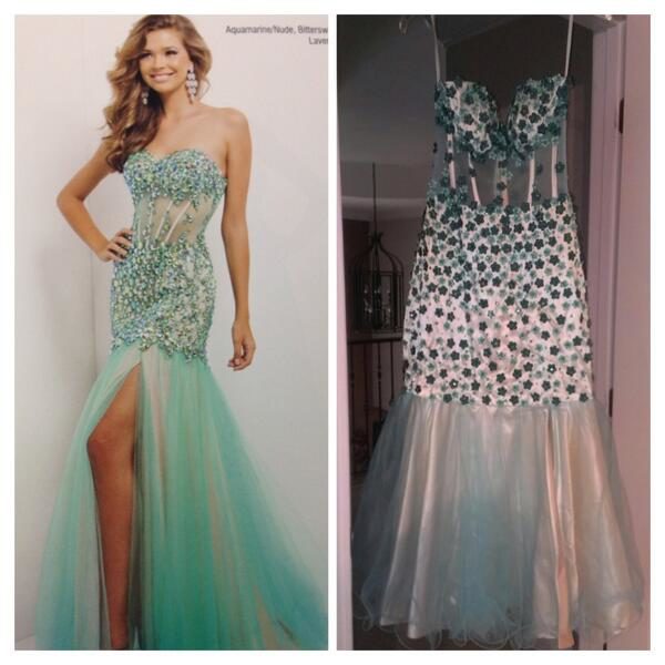 As with so many of these fails, the beading is totally off.