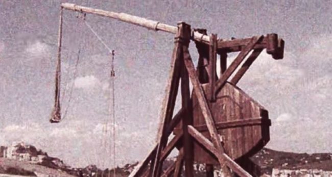 The Human Trebuchet was a ride at a waterpark in Somerset, England, that threw riders 75 feet in the air into a free-standing net. Many people were injured on this ride and even broke their pelvises. A 19-year-old man was eventually killed in 2002 when he missed the net completely.