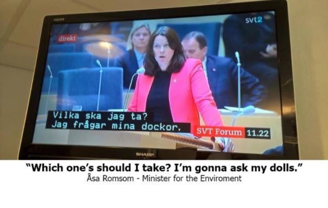 Though she apparently requires assistance from her toys in choosing which to wear.