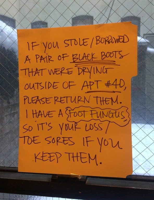 Karma served with a fresh side of foot fungus.