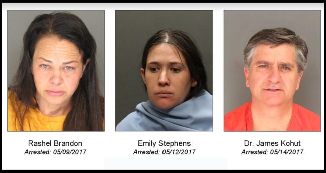 According to authorities, Brandon, Stephens, and Kohut sexually abused at least seven children, all of whom are between three and 13 years old.