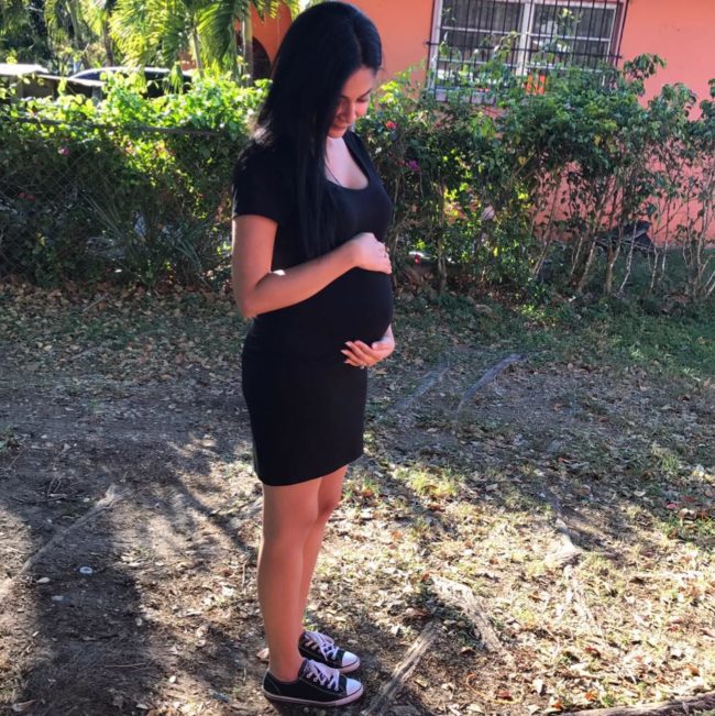 Veronica is carrying their first child at home in Florida, but Brandon's Air Force job took him overseas to the Middle East.