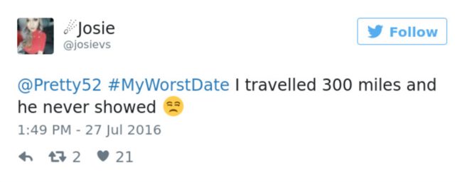 But at least she got those air miles.