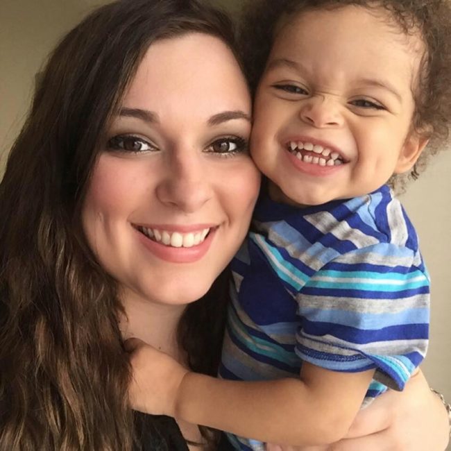 Lynn and her two-year-old son, Jameus, were waiting in line at their local Walmart when a mother-son hug revealed two stomas hidden underneath the boy&rsquo;s shirt.