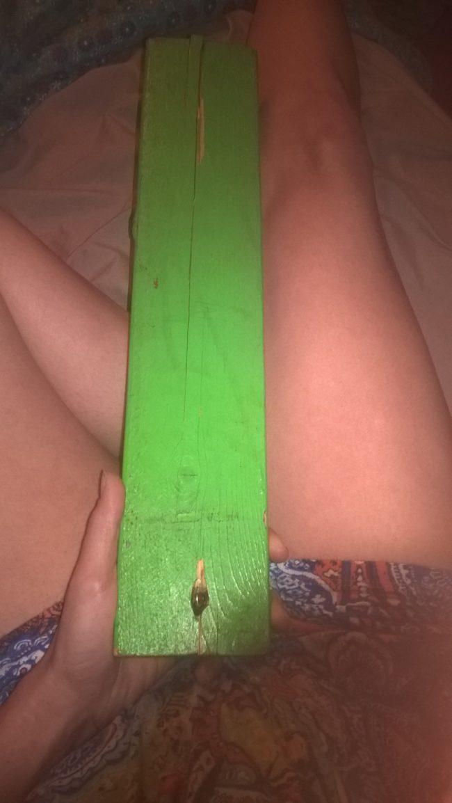 Sizemore hoped to gain the attention of the South Carolina Department of Social Services by posting a photo of one of the split boards the boys&rsquo; father used to hurt them.