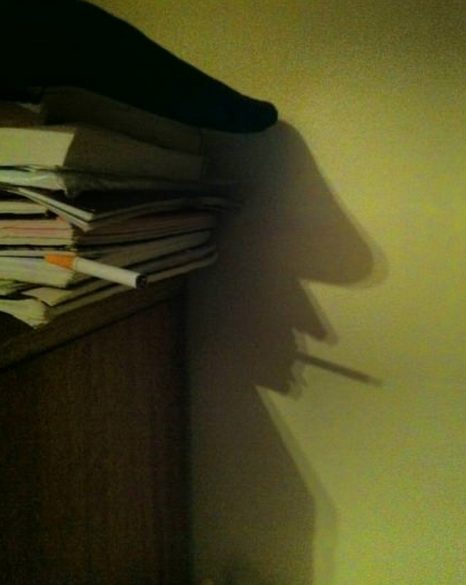 There's always that one mystery man lurking in the corner.