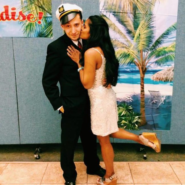 The two survived going to different high schools and they made it work when they attended college in two different states.