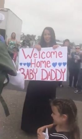 As he started walking over to Natasha for a hug...