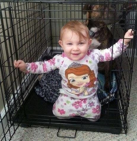 Ciana McCliggott was left in Lask's care by her mother, Lask's fianc&eacute;. She began crying and wouldn't stop.