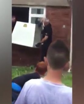 The police and people from RSCPA worked together to remove the dogs from the home. "The entire floor was covered in feces and urine as were the dogs," Dunkley said. "They had tore apart the kitchen and chewed through tins of food in desperation. These poor babies did absolutely nothing wrong."