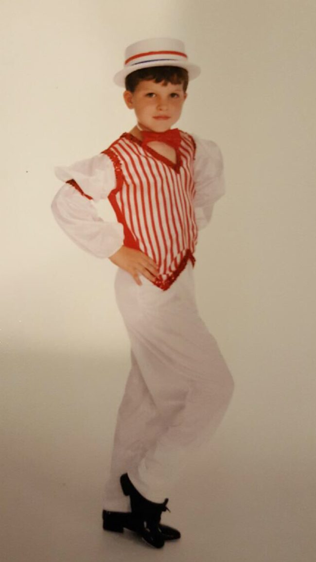 Looks like someone was auditioning for the town production of "Mary Poppins."