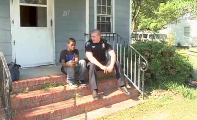 Officer Acerra returned with Simmons to his mother's house and made a shocking discovery after setting foot inside the runaway's room.