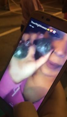 As previously stated, Rodriguez says she wasn't smoking pot in the car -- but a quick search through her Snapchat posts show her holding up baggies of weed...