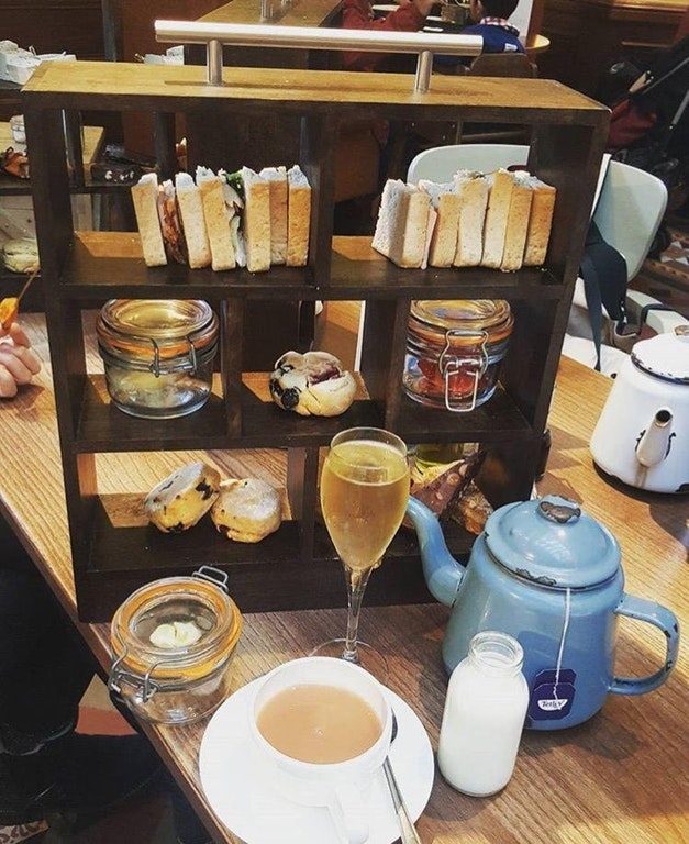 "Here, have a bookcase with your afternoon tea."