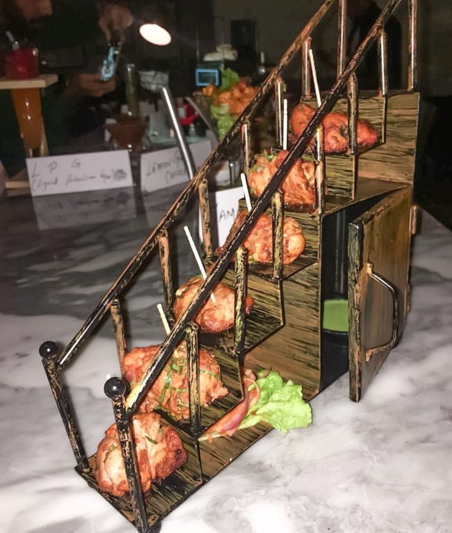This stairway to chicken has an excellent cupboard under the stairs for chutney sauce storage.
