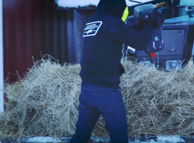 What could possibly go wrong when you add gasoline to a giant stack of hay?