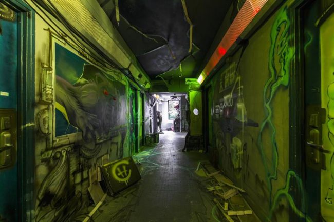 ...but come next month, they'll be removed as the school begins renovating the dorm.