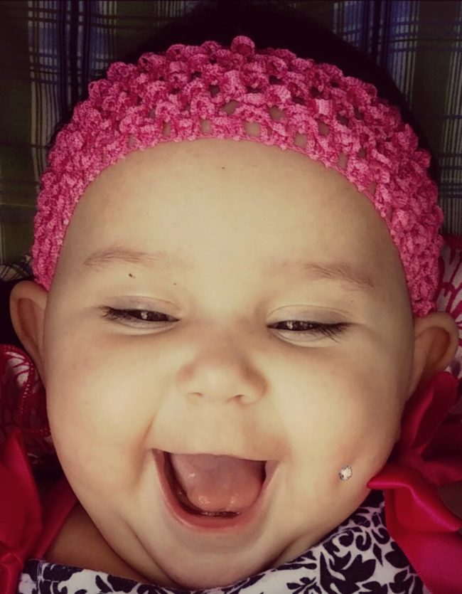 Vance has always been against childhood piercings and circumcision, so she posted the edited photo as a joke.