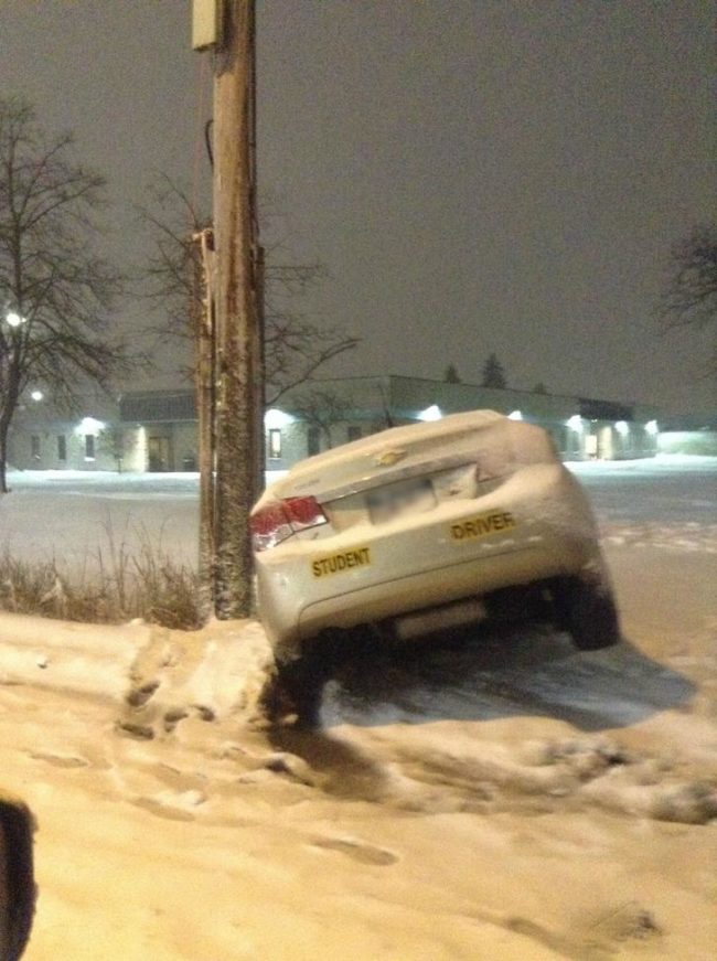 To be fair, I guess it's snowy outside...