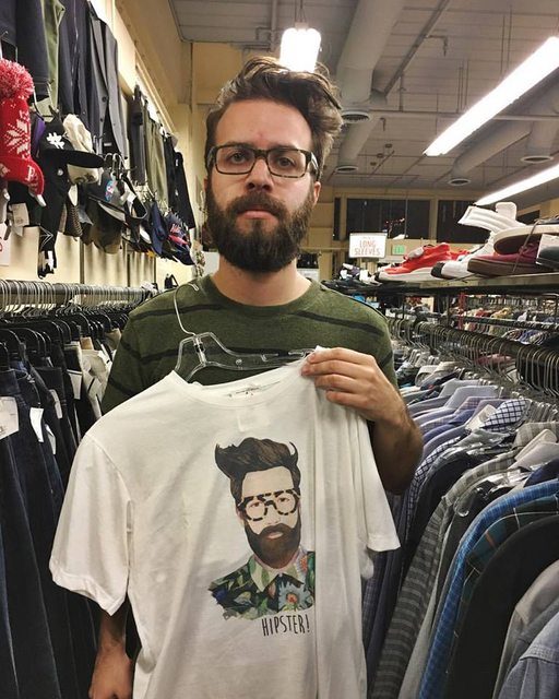 How could you not buy the t-shirt doppleganger version of you? 