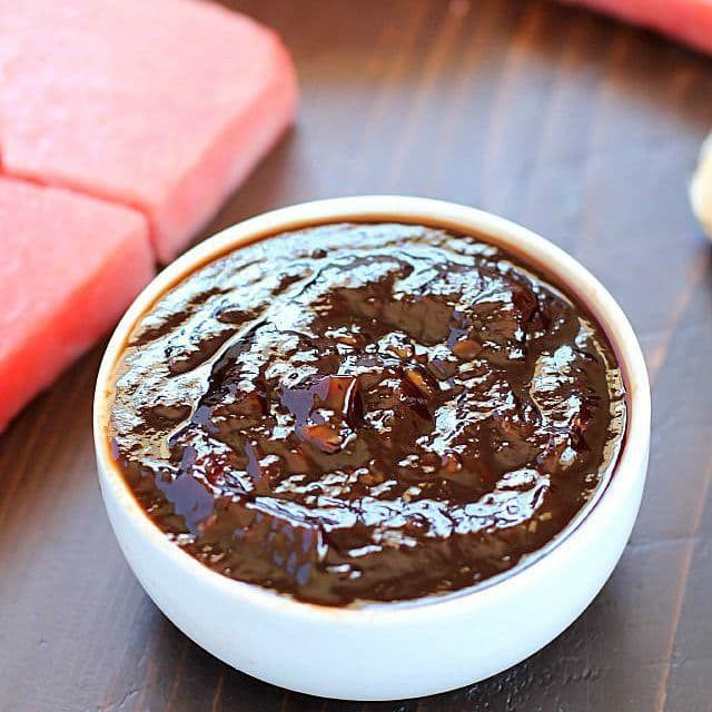 Why not finish off you grilled masterpieces with this tangy watermelon BBQ sauce. 