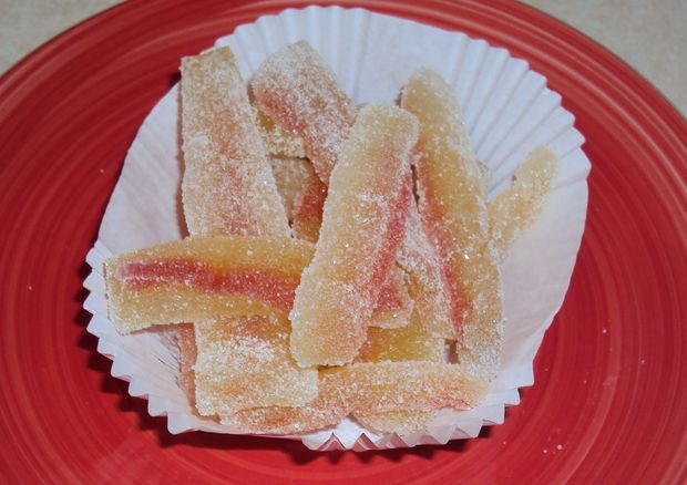 The juicy center isn't the only edible part of the watermelon. Find out how you can transform your watermelon rinds into a delicious candied treat. 