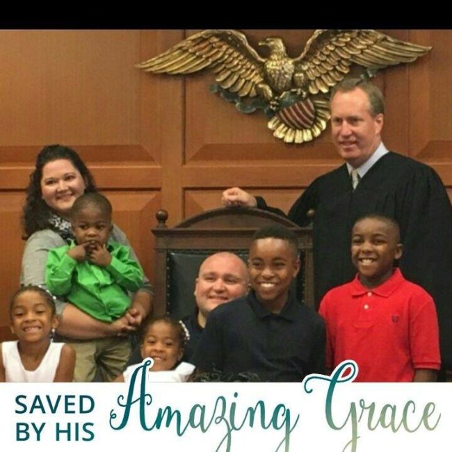 With plans to adopt the five children underway, it was all made official on July 27 of this year!