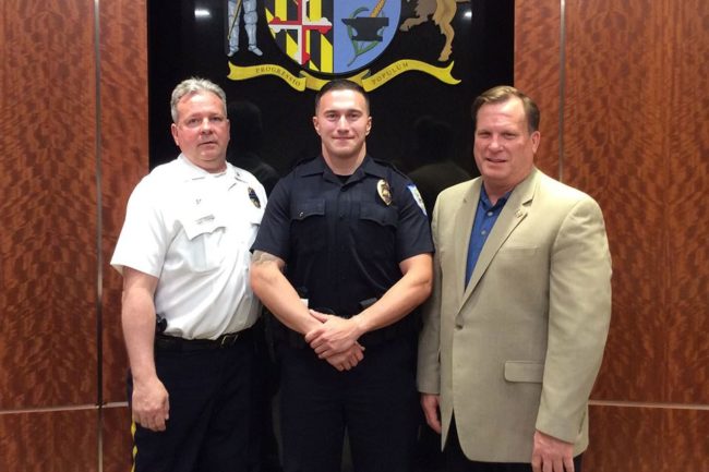 Officer Johns is being lauded for compassionately following the law and having empathy for a young mother and her innocent son. 