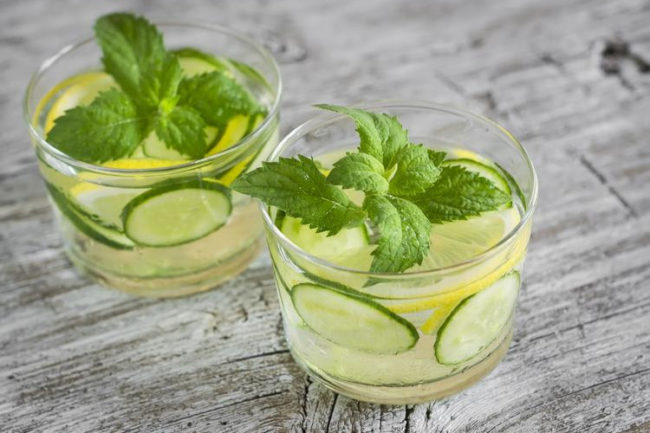Nothing says summer like a nice cold glass of lemonade. Add cucumbers to the mix and you've got yourself a refreshing drink that doubles as a juice cleanse.
