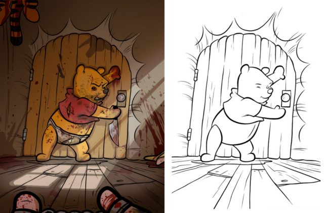 This is what happens when Pooh doesn't get his honey.