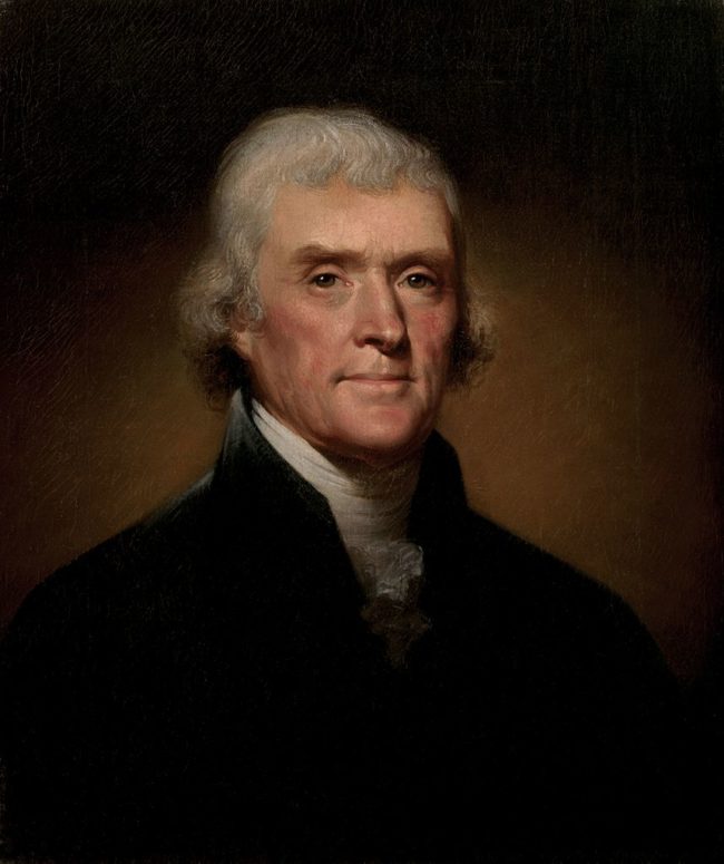 Thomas Jefferson -- "Beware the giant sloth!"