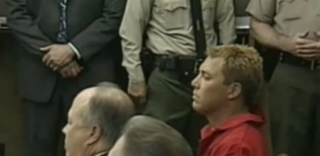 When Scott was arrested on April 18, 2003, he was carrying items that made police believe he was going to flee the country, including $15,000 in cash, four cell phones, camping equipment, a gun, a map to Frey's workplace that had been printed the day before, and his brother's driver's license. He was sentenced to death in 2005.