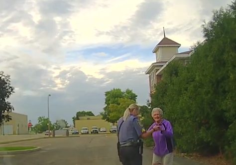 ...and made her day by dancing with her!