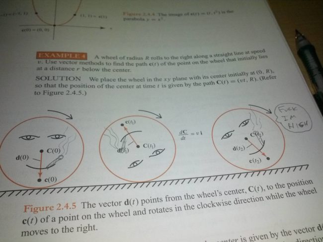 Something seems a bit disjointed about this teen's artwork.