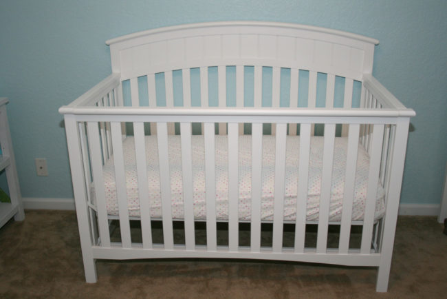 The parents said their two-year-old named Owen was climbing out of his crib, so they put a mattress over the top and weighed it down with rock salt and bungee cords.