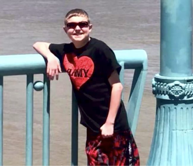 When Peyton West woke up one Thursday morning, he was excited for his first day of eighth grade to begin.